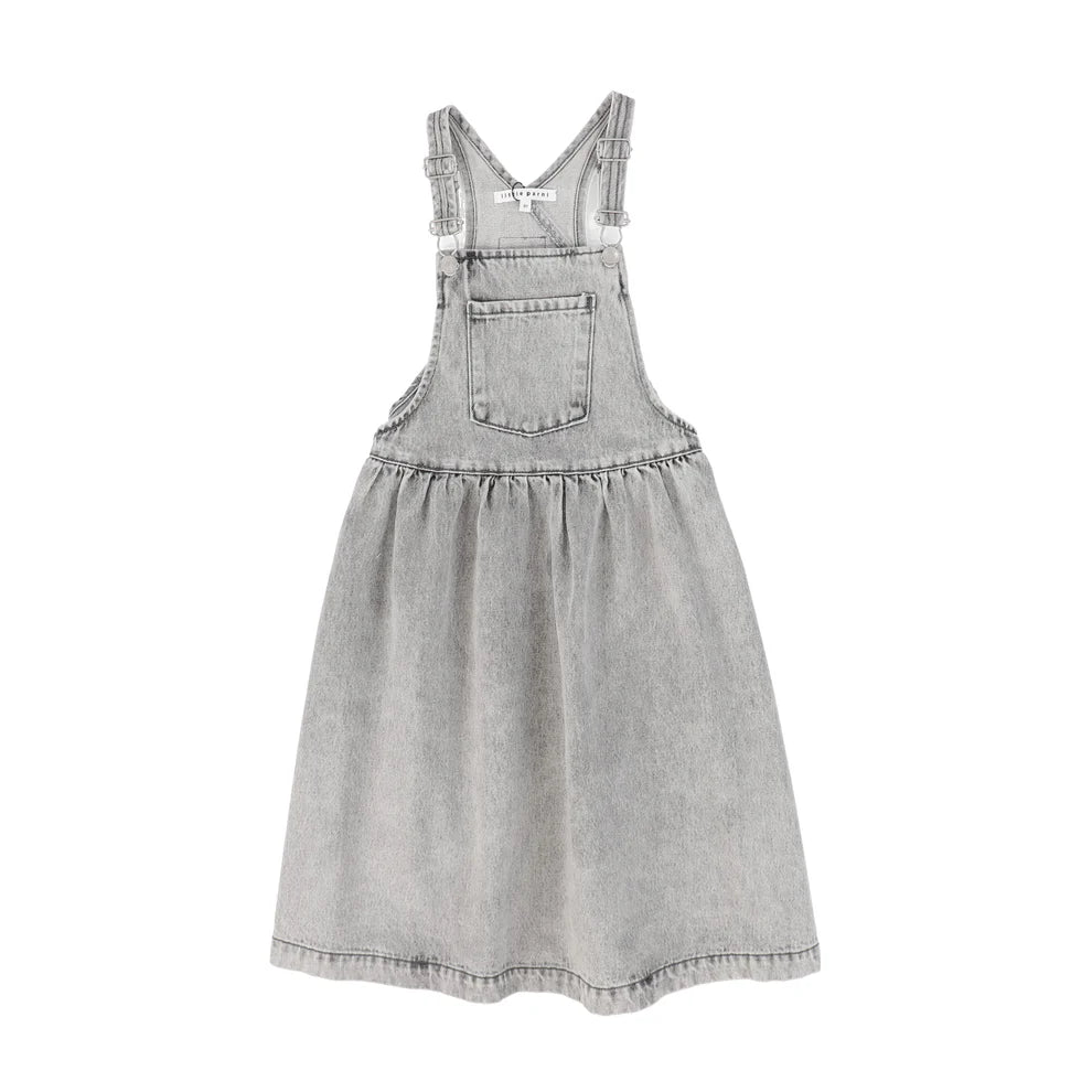 Little Parni Grey Denim Jumper K608 | Macaroni Kids Little Parni Grey Denim Jumper K608 | Macaroni Kids
