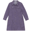 Kix Purple Denim Shirtdress