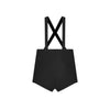 Little Parni Boys Black Overalls K677