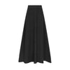 Little Parni Frayed Hem Teen Black Denim Skirt K703