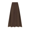 Little Parni Frayed Hem Teen Brown Denim Skirt K703