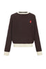 Little Parni Teen Chunky Brown Sweater K714