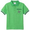Kix Nautical Logo Green Polo