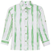 Kix Striped Denim White/Green Shirt