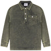 Kix Washed Detail Lime Polo.