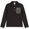 Kix Washed Pocket Detail Lime Polo.