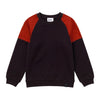 Kix Cord Insert Color Block Cocoa Sweater.