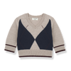 One More In The Family Argylle Tortora Pullover