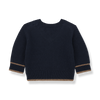 One More In The Family Argylle Dark Blue Pullover