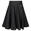 Byke Paneled Denim Black Wash Skirt