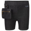 Byke Zip Pocket Black Wash Short