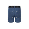 Byke Denim Detailed  Blue Wash Short