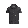 Byke Denim Detailed Black Wash Polo