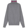Kix Logo Detail Grey Turtleneck