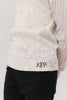 Kipp Vince Knit Speckled Oatmeal Sweater