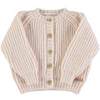 Piupiuchick Baby Cardigan Knitted - Ecru