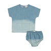 Bopop Denim Toddler Set Ombre