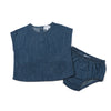 Bopop Denim Boy Set Scallop