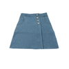 Bopop Denim Skirt Scallop