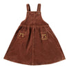 Limited Edition Embroidered Bow Brick Pinafore Jumper.