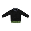 Limited Edition Boys Leopard Polo Grey Sweatshirt.