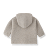 One More In The Family Hooded Beige Jacket