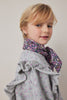 Tocoto Vintage Baby-Kid Plush Flowers Print Vigorous Grey Dress