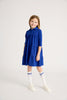 Little Parni Royal Blue Girls Tiered Dress w/ LP Back Logo K414
