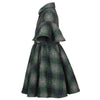 Jessie and James Little Sister Green Quilted Check Dress