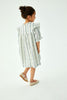 C'era Una Volta Raffaella Blue Stripes Dress