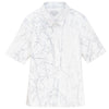 Mann Jaquard White/Blue Shirt