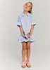 Morley Sky Dress with Buttons