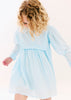 Morley Xelda Long Sleeves Blue Dress