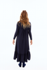 Retrokid Mae Criss Cross Maxi Navy Dress