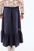 Retrokid Mae Criss Cross Maxi Navy Dress