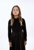 Retrokid Mae Rope Detail Black Cardigan