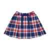 Retrokid Margo Pleated Plaid Skirt