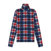 Retrokid Margo Printed Plaid Plaid Turtleneck