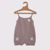 Retrokid French Terry Strap Baby Romper Washed Lavender