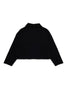 No. 21 Black Felpa Half Zip Sweatshirt