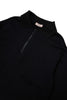 No. 21 Black Felpa Half Zip Sweatshirt