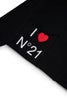 No. 21 Black Felpa Half Zip Sweatshirt