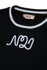 No. 21 Black- White Maglia Sweater