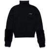No. 21 Black Maglia Turtleneck