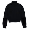 No. 21 Black Maglia Turtleneck