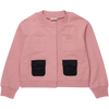 No. 21 French Terry Pink Jacket with Pockets