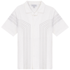 Mann Ponte Stitched White/Smoke Top