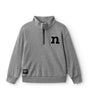 Nununu Grey Letter Sweatshirt Heather