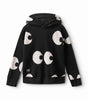 Nununu Black Side Eyes Hoodie