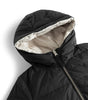 Nununu Black/Smokey Natural Reversible Side Eye Down Coat